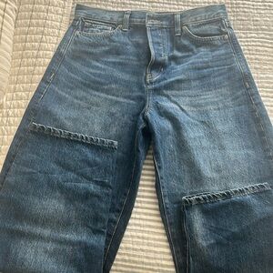 Banana republic high rise barrel leg